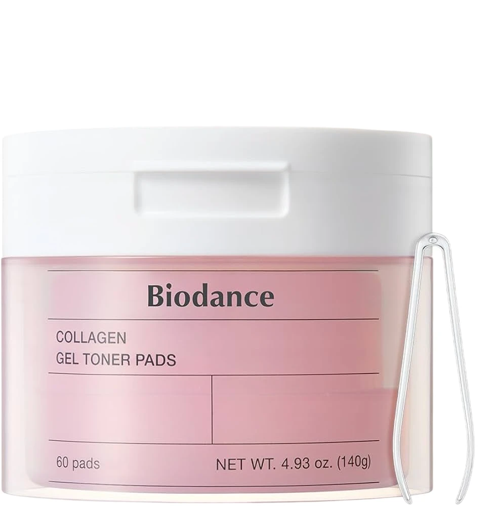 BIODANCE COLLAGEN GEL toniko veido padeliai, 60 vnt