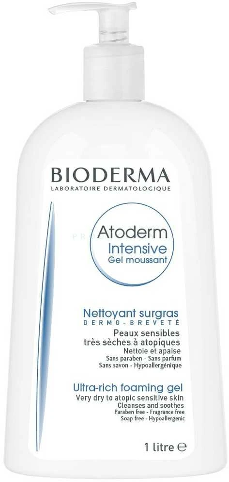 BIODERMA Atoderm Dušo želė švelnus gelinis prausiklis labai sausai ir atopiškai odai, 500 ml