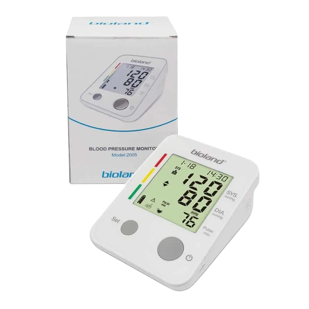 Kraujospūdžio matuoklis Bioland, Bioland, Digital, Blood Pressure Monitors, Upper Arm, Automatic, Oscillometric, Baterija, Unisex Unisex
