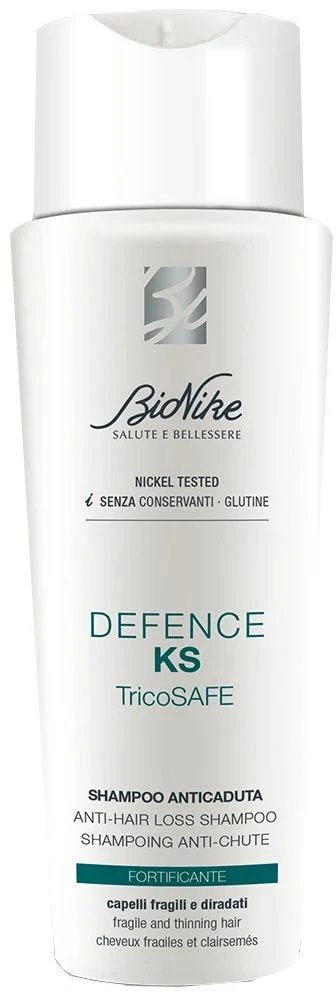 BioNike Defence Ks Hair Šampūnas Strengthening & maitininantis, 200 ml