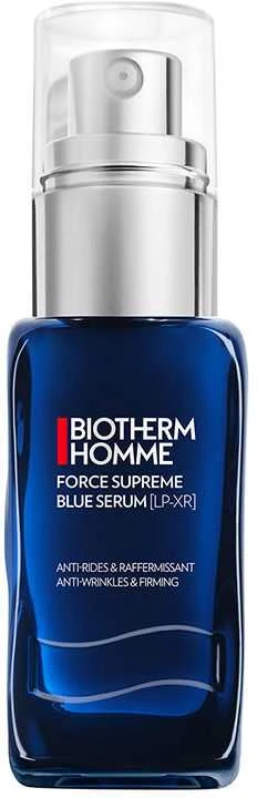 Biotherm Homme Force Supreme Mėlyna Serum Anti-Wrinkles & Firming stangrinantis veido serumas nuo raukšlių vyrams, 60 ml