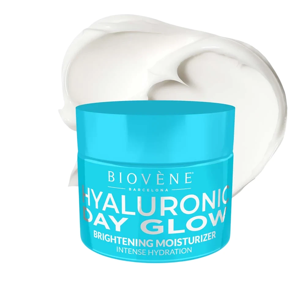"Biovene Hyaluronic Day Glow Brightening Moisturizer" intensyviai drėkinantis kremas 50ml