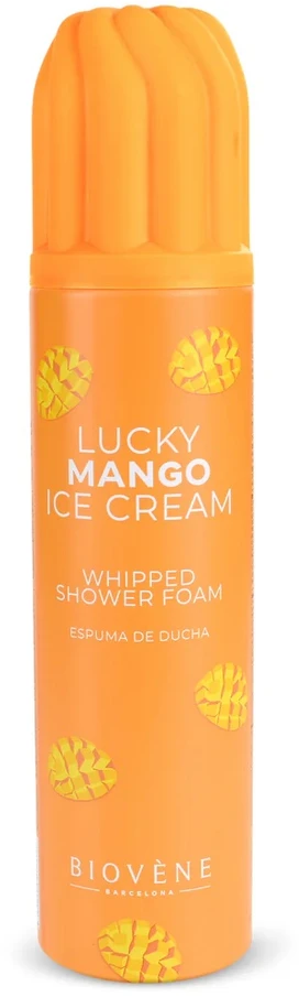 Biovene „Lucky Mango Ice Kreminis“ drėkinamosios dušo putos, 250 ml