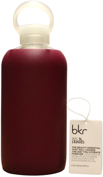 Gertuvė Bkr , Bitten Spiked, GWP Glass Vanduo Bottle, 1000 ml For Women