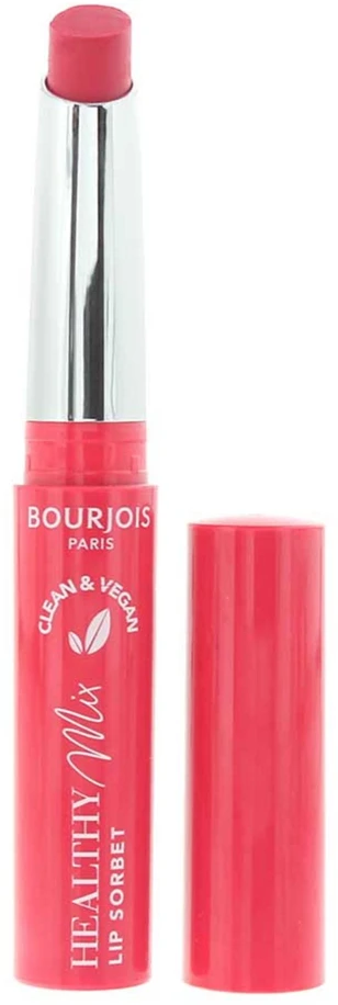 Bourjois Paris Healthy Mix Clean Lip Sorbet Tonuotas lūpų balzamas, 7,4 g, spalva - 05 Ice Ice Berry