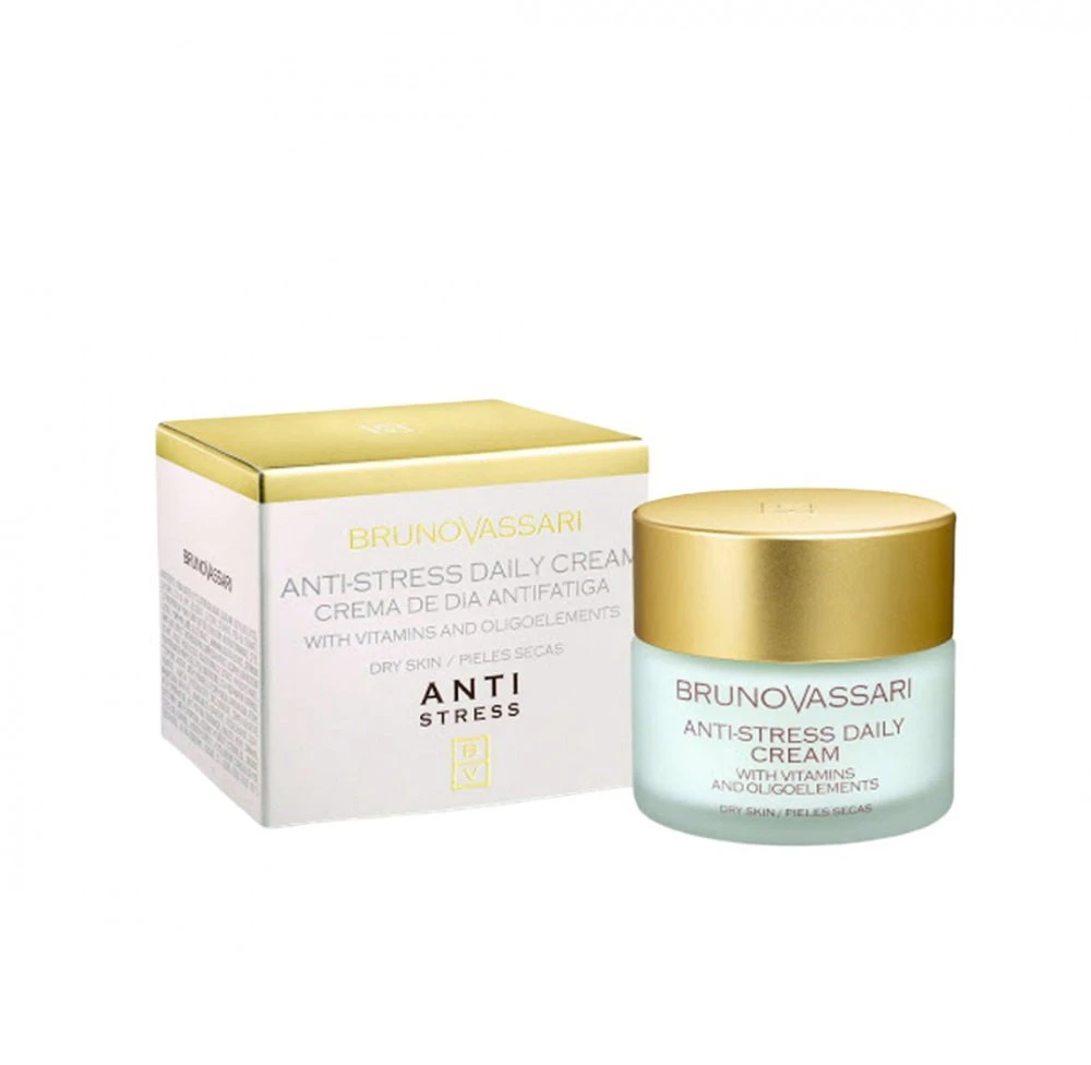 Bruno Vassari Anti Stress Anti-Fatigue Daily Kreminis veido kremas, 50 ml