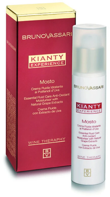 Bruno Vassari Kianty Experience Grape priešsenis dieninis veido kremas, 50 ml
