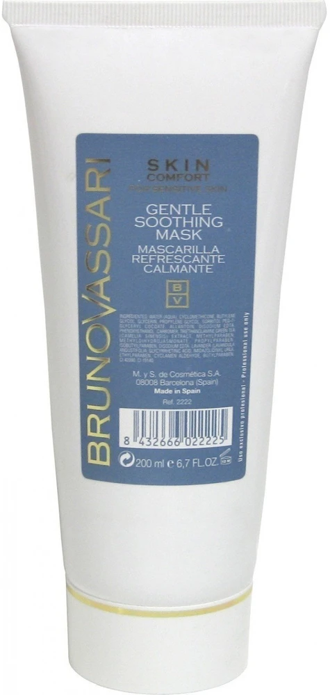 Bruno Vassari Skin Comfort žaliosios arbatos raminamoji dieninė ir naktinė kaukių kremas veidui, 200 ml