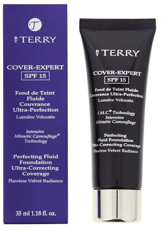 By Terry Cover-Expert Perfecting Fluid Foundation maskuojantis makiažo pagrindas, atspalvis: N1 Fair rusvai gelsvas, 35 ml