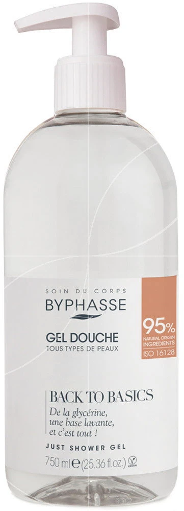 "Byphasse Back to Basics" dušo želė 750ml