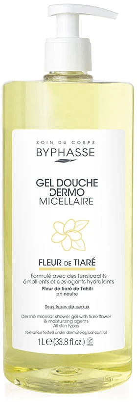 "Byphasse Dermo Monoi Micelinė dušo želė" 1000ml