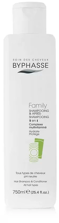 "Byphasse Family Fresh Delice 2 in 1" šampūnas 750ml