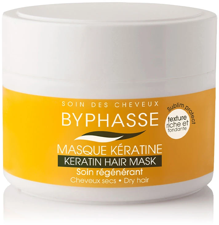 Byphasse Sublim Protect Keratin Kaukė sausiems plaukams 250ml