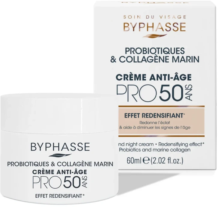 "Byphasse Pro 50 Action Lissante" kremas nuo senėjimo 60ml
