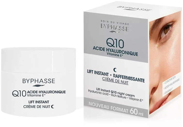 Byphasse Lift Instant Q10 Crema De Noche, 50 ml