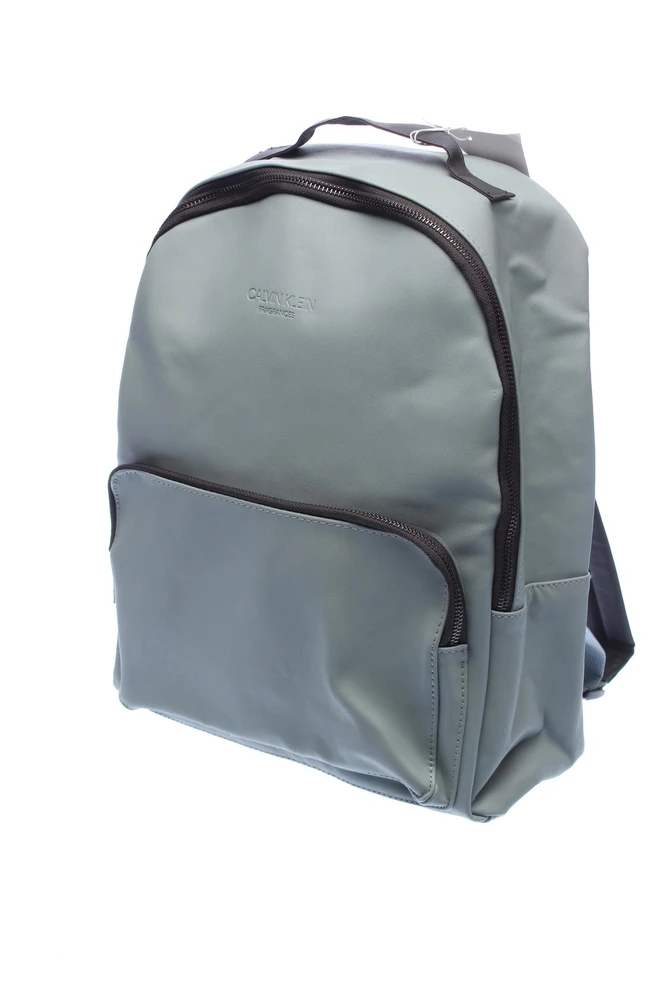 Calvin Klein, Mokyklinė, Poliuretano, Tekstilinė Kuprinė, Pilka, Kelioninė, Unisex