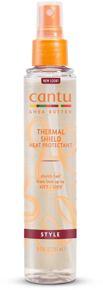 "Cantu Sviestmedžių aliejumi Thermal Shield Heat Protectant Purškiklis" purškiklis apsaugantis plaukus nuo karščio 151ml