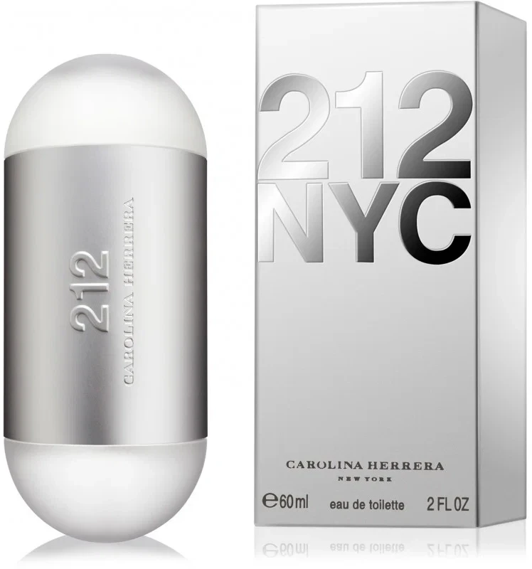 Kvepalai moterims Carolina Herrera 212 NYC EDT, 60 ml