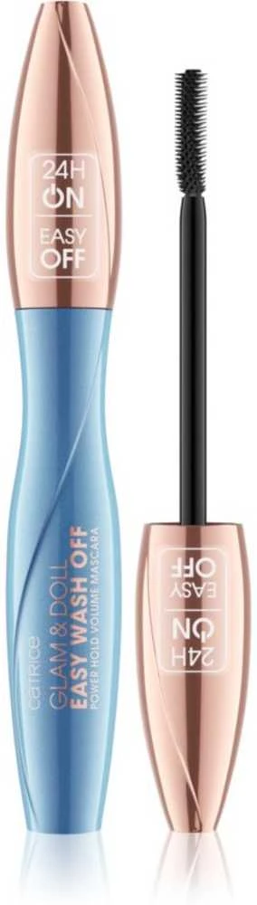 "Catrice Glam and Doll Easy Wash Off" blakstienų tušas 010-Ultra Juodas 9ml