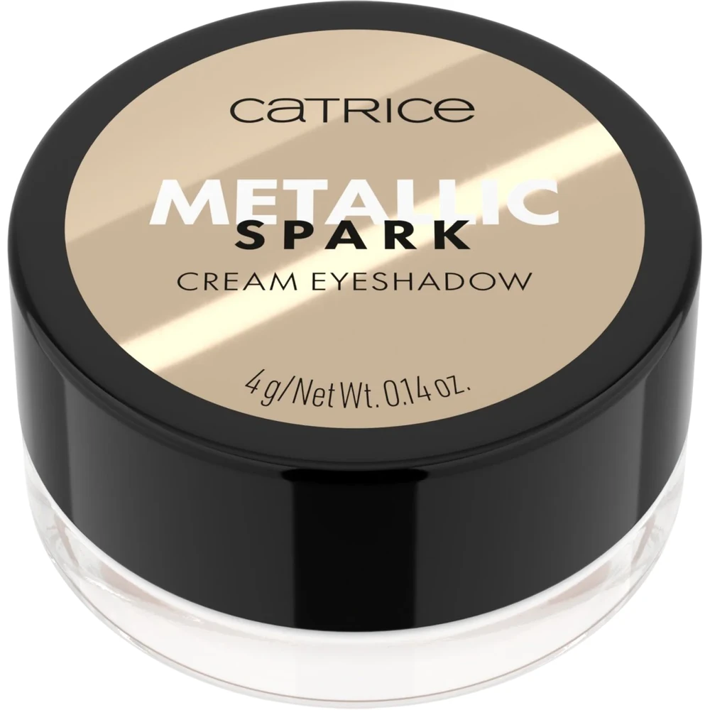 „Catrice Metallic Spark Brilliant Kreminis“ akių šešėliai 010 Champagne Chic, 4 g
