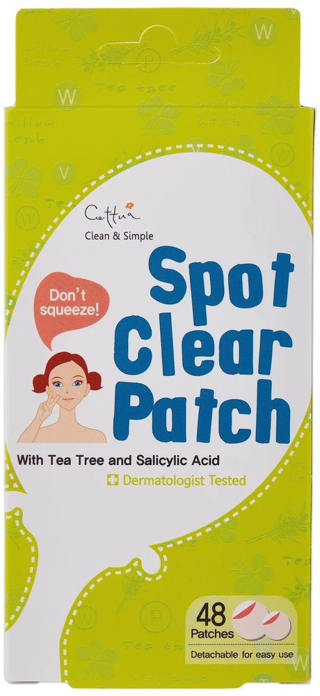 Cettua Spot Clear Patch 48 Lipnus pleistras dėmėms 48 vnt