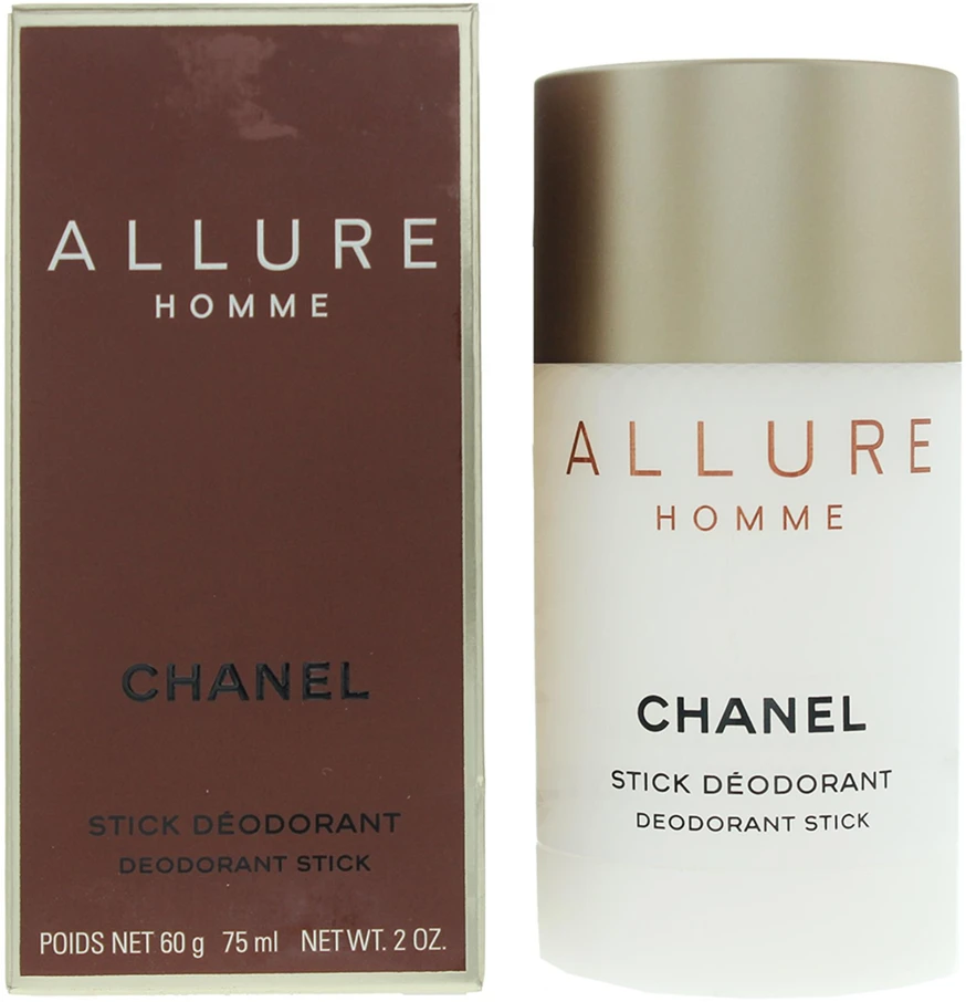 Chanel Allure Homme Dezodorantas Stick pieštukinis dezodorantas vyrams, 75 ml