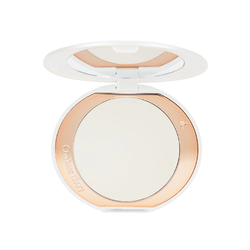 Charlotte Tilbury Airbrush Flawless Brightening kompaktiniai milteliai Fair Medium, 9 g
