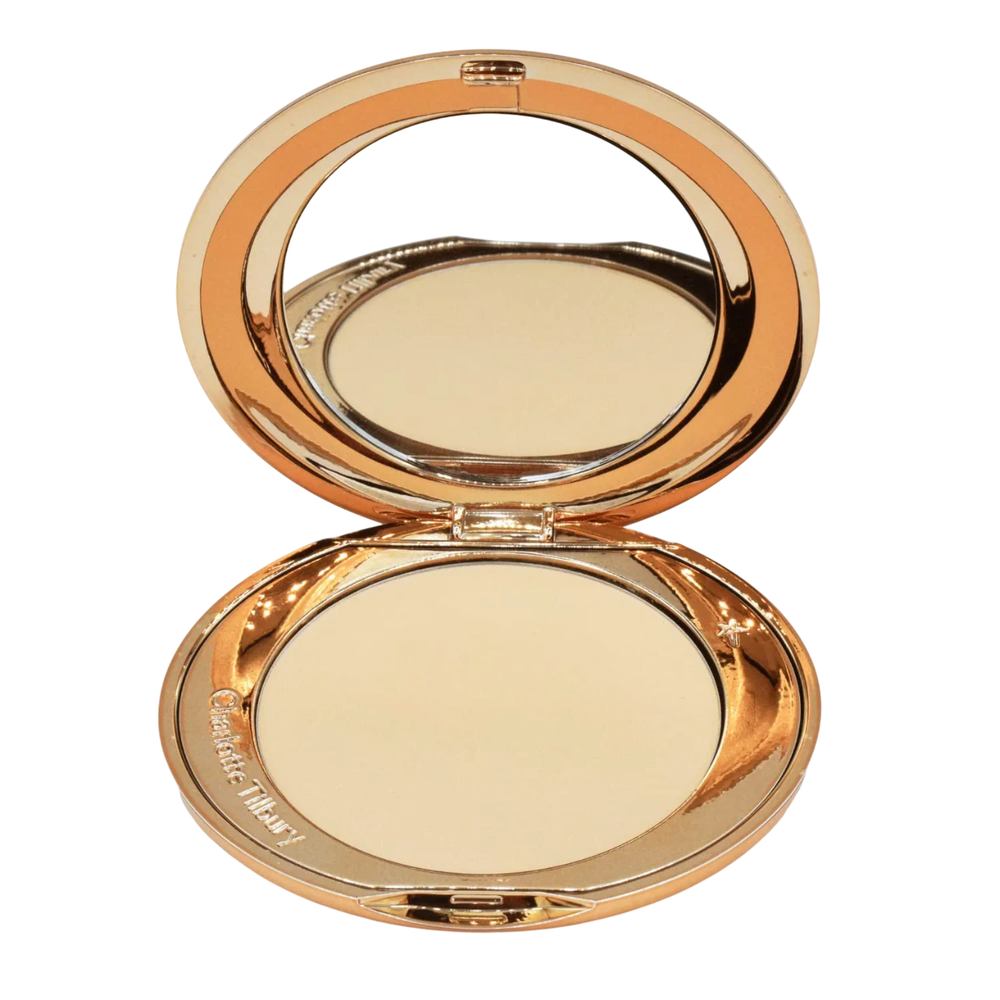 Charlotte Tilbury Airbrush Flawless Flawless Finish kompaktinė pudra 02 Medium 0.8 g