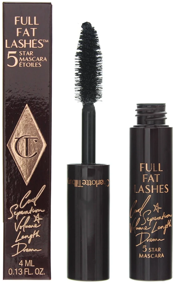 Charlotte Tilbury Full Fat 5 Star Curl Blakstienų tušas Juodas, 4 ml