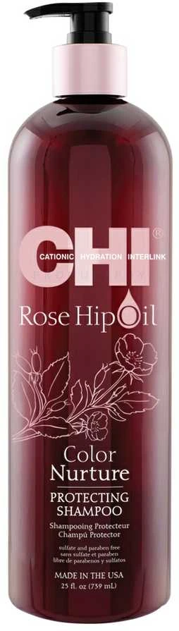 Farouk Systems Šampūnas su erškėtrožių aliejumi CHI Rose Hip Oil Šampūnas 739ml