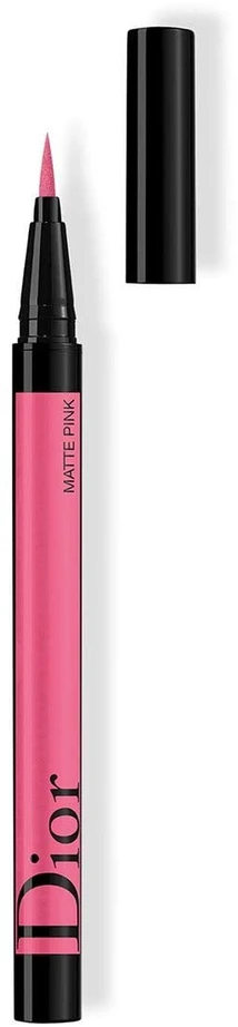 Christian Dior, Diorshow On Stage, Atsparus vandeniui, Ultra-Flexible Felt Tip, Intense Color, Liquid Akių apvadas, 851, Matte Rožinė, 0.55 ml