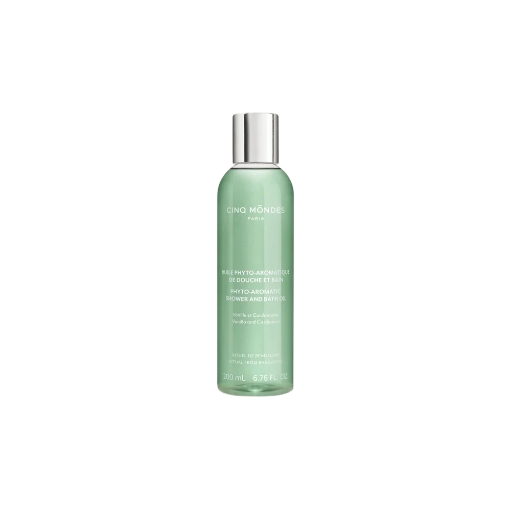 Cinq Mondes Phyto-Aromatic Natural Ingredients Aromatic Cleansing & Moisturising Shower Oil Body All Skin Types, 200 ml