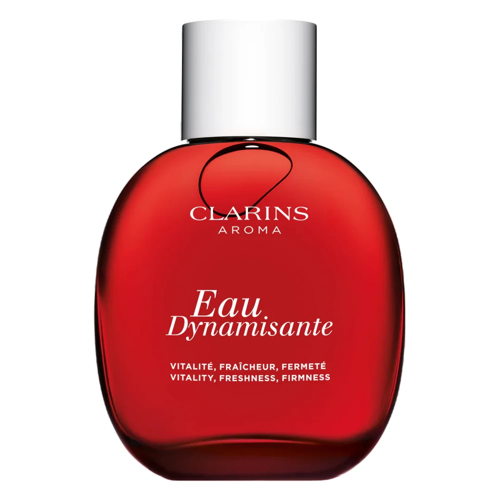 Clarins Eau Dynamisante raudonas parfumuotas dezodorantas