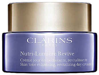 Clarins Nutri-Lumiére Revive Skin Tone Enhancing, Revitalizing Day Kreminis Day Kreminis moterims, 50 ml