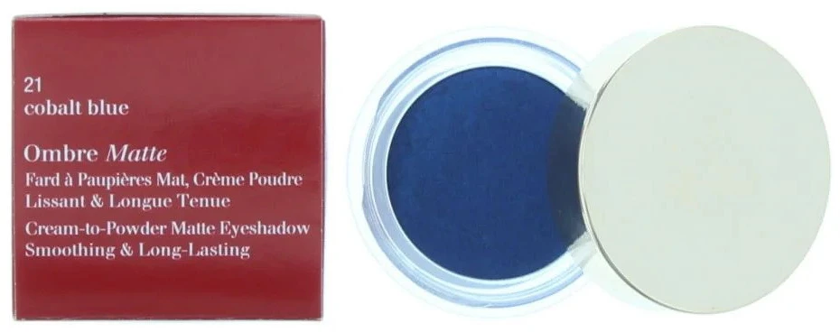 Clarins Ombre Matte Kreminis Eyeshadow 21 Cobalt Mėlyna, 7 g