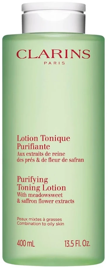 „Clarins“ kombinuotas/riebus valomasis toninis losjonas veidui, 400 ml