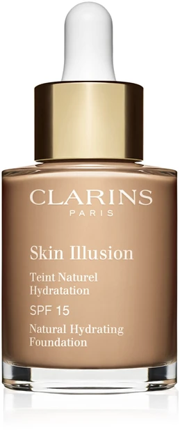 „Clarins Skin Illusion“ natūralus drėkinamasis makiažo pagrindas SPF15, 111, rausvas, 30 ml
