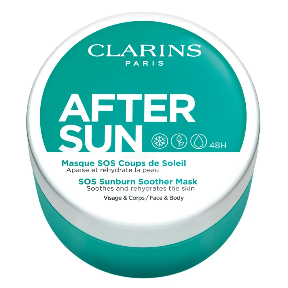 „Clarins After Sun SOS“ raminamoji kaukė nuo saulės nudegimo, 100 ml