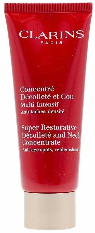 Clarins Kelių rūšių intensyvus kremas kaklui ir dekoltė "Super Restorative" (dekoltė ir kaklo koncentratas ) 75 ml