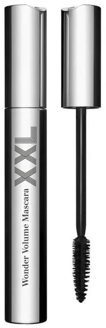 Clarins Wonder Volume Blakstienų tušas XXL apimties suteikiantis blakstienų tušas, atspalvis: 01 Extreme Juodas, 8 ml
