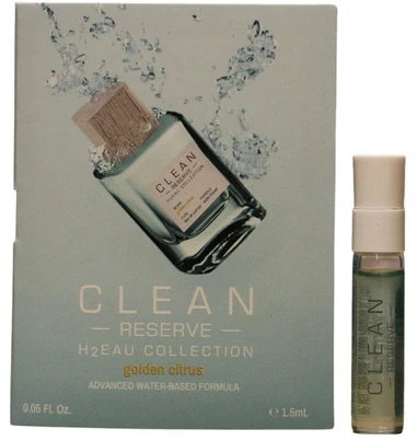 Clean, H2Eau Golden Citrus, EDP, Unisex, 1,5 ml *Buteliukas