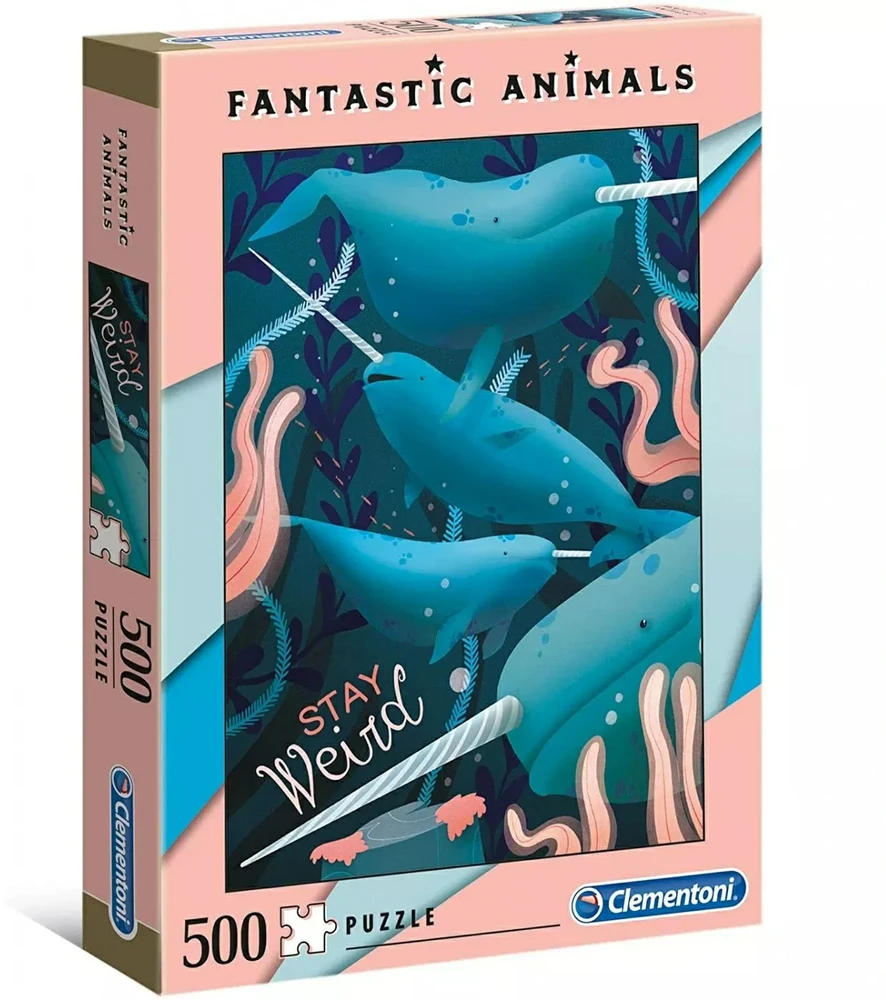 Clementoni Dėlionė 500 vnt. - Fantastiški gyvūnai