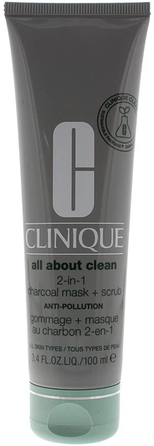 Clinique All About Clean 2 viename anglies kaukė + šveitimo veido kaukė