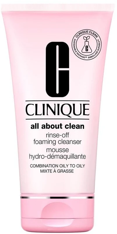 Clinique Rinse Off Foaming Valiklis veido prausiklis, 150 ml