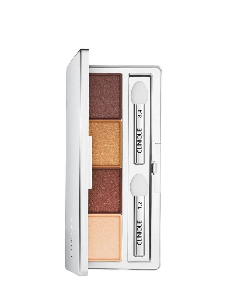 „Clinique All About Shadow Quad“ šešėlių paletė, 03 – rytinis Java 4,, 8 g