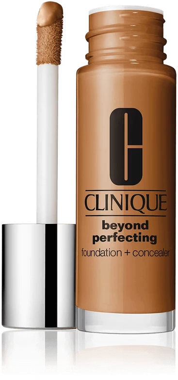 Clinique Beyond Perfecting Paraben-Free Matte Finish Liquid Foundation & Maskuoklis 2-In-1 24 Golden, 30 ml