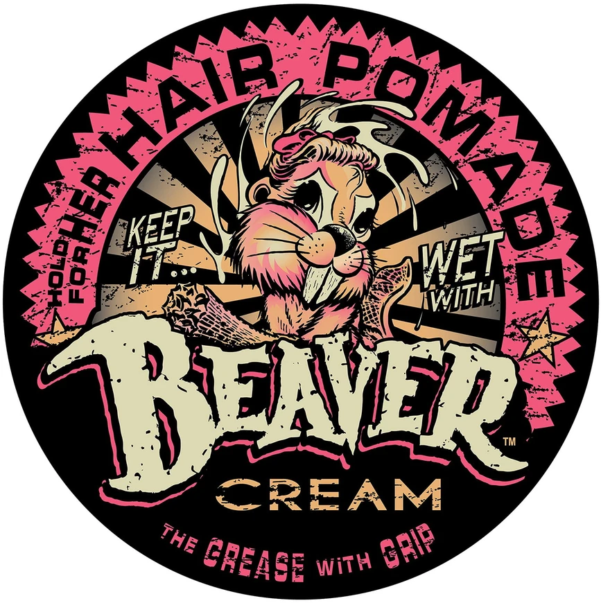 „Cock Grease Beaver Kreminis Keep It Wet“ plaukų formavimo pomada, suteikianti blizgesio, 50 g