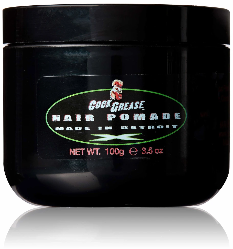 „Cock Grease Extra Stiff X“ plaukų formavimo pomada, suteikianti blizgesio ir ypatingos fiksacijos, 100 g
