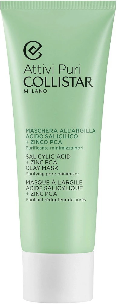 „Collistar“ salicilo rūgšties ir cinko PCA molio kaukė, 75 ml