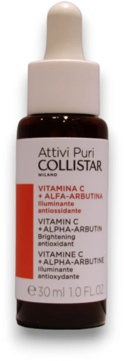 Skaistinamasis antioksidantas - lašai Collistar Attivi Puri Vitamin C Alpha-Arbutin Brightening Antioxidan